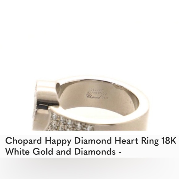 18K Chopard Happy Diamonds Ring - Picture 7 of 7